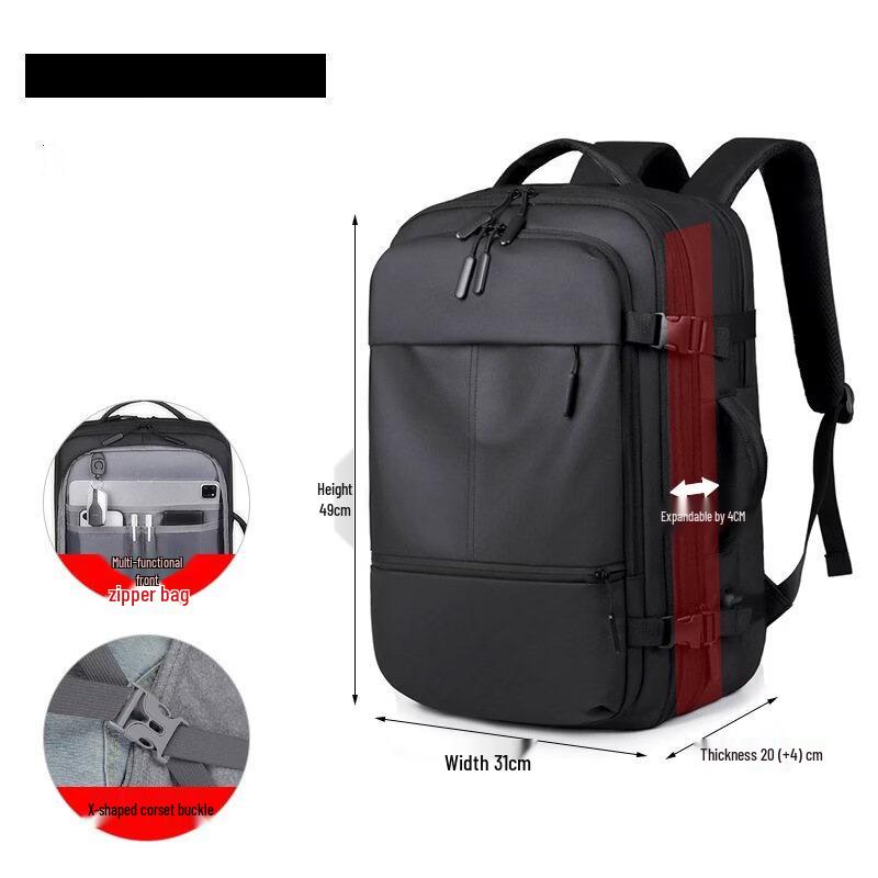 Расширяемый многофункциональный рюкзак для ноутбука Li Shen