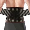 Бандажи для спины для облегчения боли в пояснице с 5 ребрами жесткости, дышащий пояс для поддержки спины для мужчин/женщин, противоскользящий пояс для поясницы