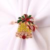 Christmas Napkin Rings Exquisite Decorative Zinc Alloy Napkin Buckles Christmas Banquet Hotel Table Decor Daily Use