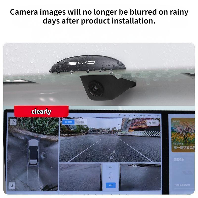 Защитный козырек от дождя для задней камеры BYD для BYD Dolphin Surf Atto 3 Yuan Plus Seal Dolphin Song Plus Atto 2 Sealion Shark Seagull ABS