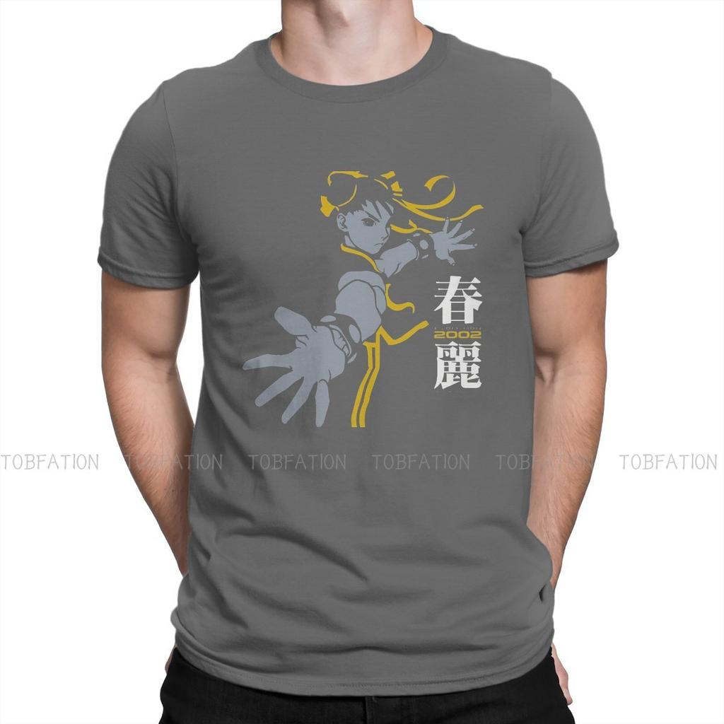 Silhouette Style Tshirt Chun Li Fighting Arcade Video Games Comfortable New Design Graphic T Shirt Short Sleeve Ofertas