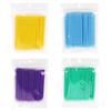 4 Colors 100PCS/Bag Women Micro Disposable Extension Mascara Brush Eyelash Glue Cleaning Stick