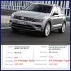 Накладка на дверную ручку из углеродного волокна для Volkswagen VW Tiguan MK2 AD BW 2016 ~ 2022, защитные аксессуары для автомобиля
