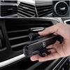 ISVIF1 Gravity Car Phone Holder Car Badge Retractable Stand Air Vent Clip For Mercedes Benz AMG W203 W206 W220 W205 W211 W212 W201 W210