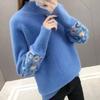 Sweater for Women Autumn Winter Thickened Pullover Warm Knitted Stretchy Long Sleeve Oversize Jumper Tops
