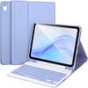 Магнитная Bluetooth-клавиатура для iPad 9.7/Air 2 в защитном кожаном чехле с отсеком для стилуса