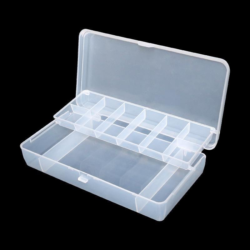 Folding Double-Layer Lure Box with 11 Compartments Fishing Accessories Set - Bait Storage Box