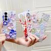 Colorful Embossed Effect Watercolor Flower Phone Case for Samsung Galaxy Z Fold 7 Shockproof Slim Camera Protection Back Cover