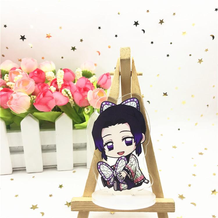 Аниме игры Demon Slayer персонаж мультфильма акриловый брелок металлический декоративный аксессуар подарок кулон модель