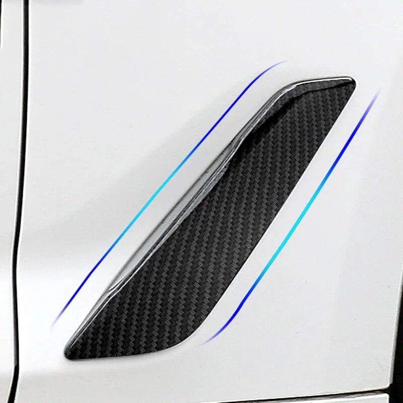 2 шт. боковые наклейки на кузов автомобиля, крышка вентиляционного отверстия, украшение на крыло, автоаксессуары для BMW 5 серии G30 G38 2018-22 528li 525li 530li