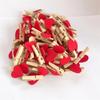 2024 New 50Pcs/Set Wooden Clips Love Heart Pegs Clothespin DIY Cute Wedding Decoration Craft Pegs Clothespin