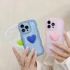 Подходит для Apple 14PRO Чехол для мобильного телефона Wave Edge Love IPhone 12 Простой цветной прозрачный мягкий защитный чехол Trend 15