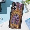 church gothic Stained glass Cover For OPPO Reno 11 Pro 10 12 13 14 14F 13F 12F 11F 7 8 Lite OPPO Find X6 X5 X8 X9 Pro Case