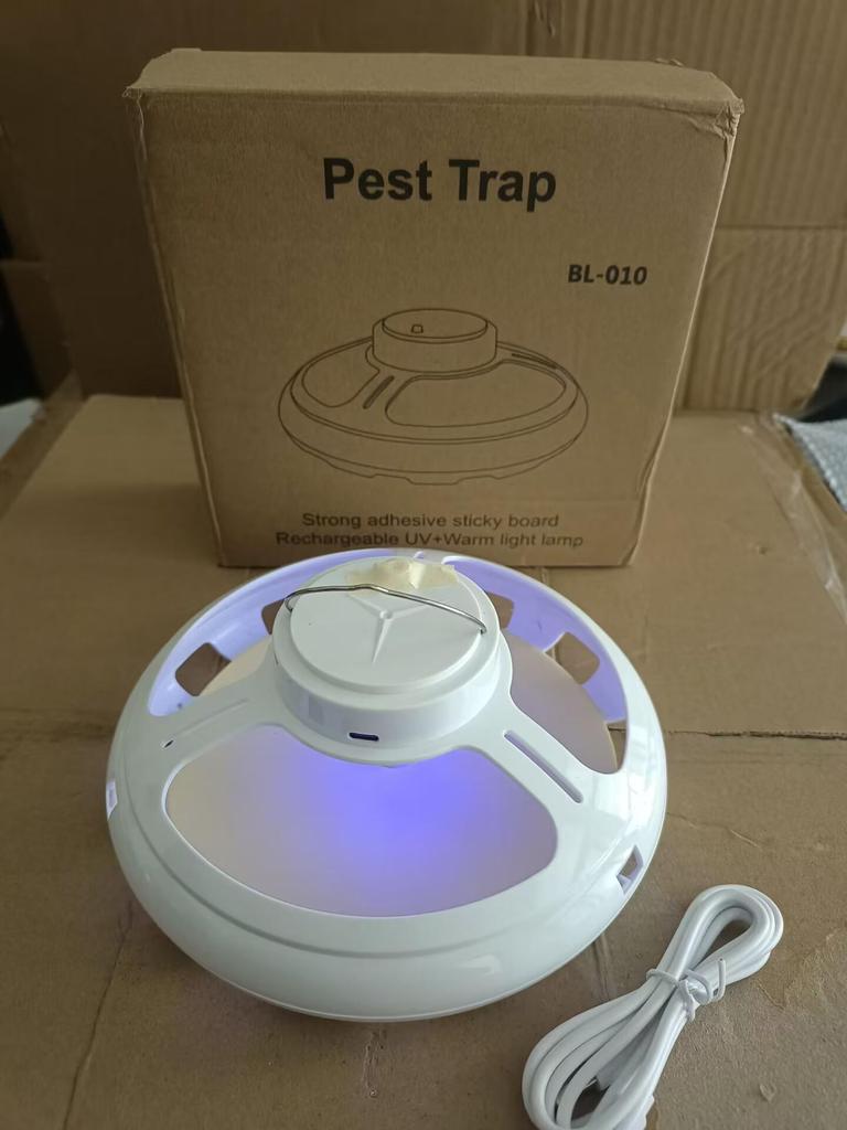 Flea & Insect Light Wave Trap Lamp: Mosquito, Cockroach, Fly & Insect Sticky Catcher