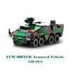 Военный Бронированный Hummer Танк Stryker Автомобиль Армии США России Современная Война Солдат Оружие Модель Строительные Блоки Кирпич Дети Детские Игрушки