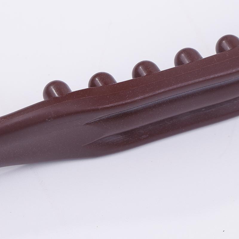 37 бусин Универсальный массаж спины сухожилия скребок палочка точечная терапия Гуаша расслабляющий терапевт инструмент абдоминальный массажер(пластик)