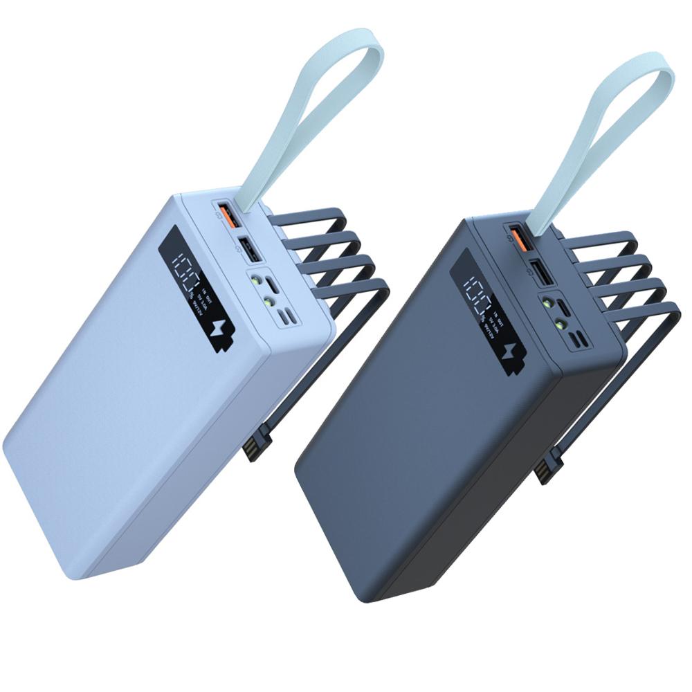 Built‑in 4‑Wire Detachable No‑Welding 16 Cells 18650 Power Bank Shell Kit DIY Mobile Power Supply Module without 18650 battery
