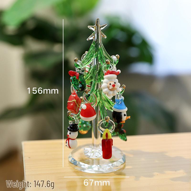 Стеклянный купол с Санта-Клаусом: Креативное рождественское настольное украшение
