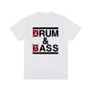 Смешная футболка Drum and Bass Любители рома и задниц Шутки Короткий рукав Хлопковая футболка Унисекс Модная Повседневная Футболка Оверсайз