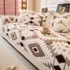 Bohemian Shu Cotton Velvet Sofa Cover – Anti-Scratch, 2025 Universal Style
