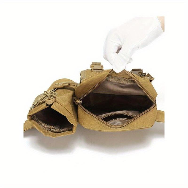 Tactical Men Waist Pack Nylon Hiking Water Bottle Phone Pouch Outdoor Sports Hunting Climbing Camping Belt Bag
