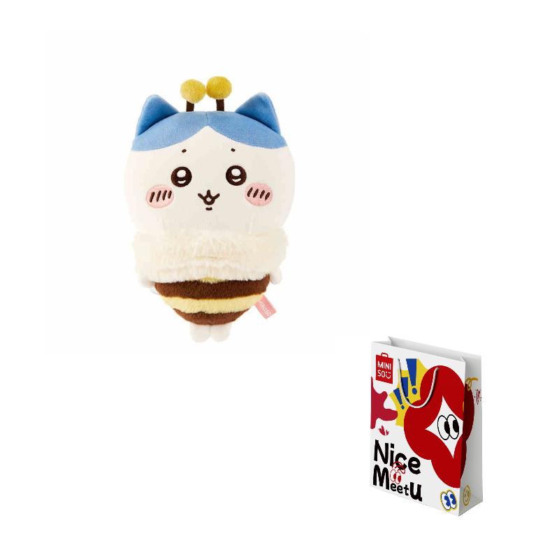 MINISO x Chiikawa Хачиварэ, Чиикава, Усаги Сезон Сакуры Пчелиные Куклы Плюшевая Кукла Трубы Высокая Кукла