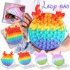 Push Toy Pendant Bag ,Bubble Toy Stress Relief Toys For Adult Kids
