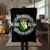 1 шт. Фланелевое одеяло с принтом Legia Warsaw, Высокое качество, Удобное для всех сезонов, Домашний декор, Тепло и комфорт, Идеально для рождественских подарков68