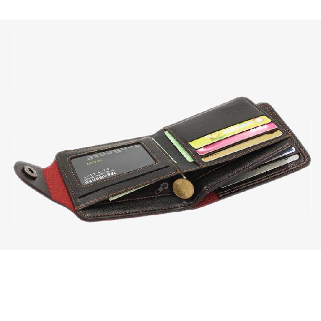 New Men'S Wallet Multiple Card Slots Trend Cartoon Short Wallet