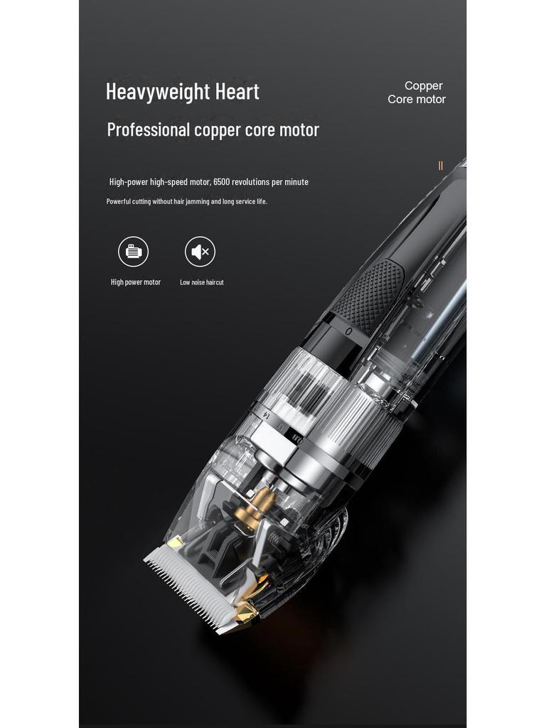 High-Power Electric Hair Clipper for Salons and Home Use - Ideal for Shaving and Hair Carving.