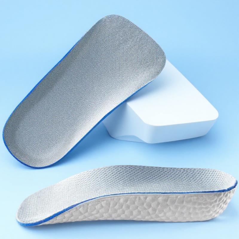 Memory Foam Heel Cushions Men Women Comfortable Insoles Height Increasing Shoe Inserts Soft Pads for Health Support