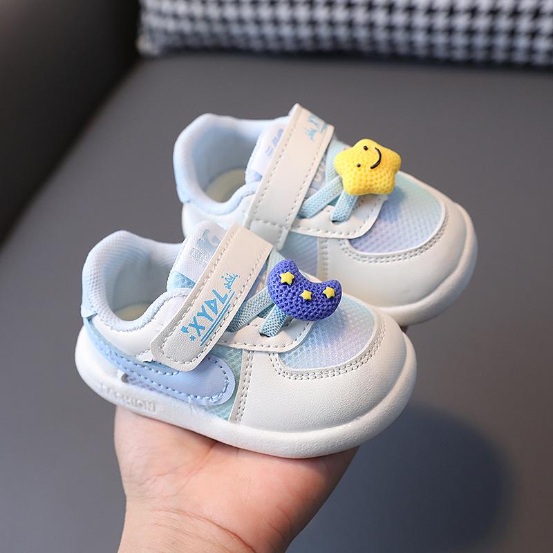 TWINFLAMES Baby Softsole Shoes Non-slip Toddler Shoes 0-2 Years Old Baby Shoes New Toddler Net Panel Shoes