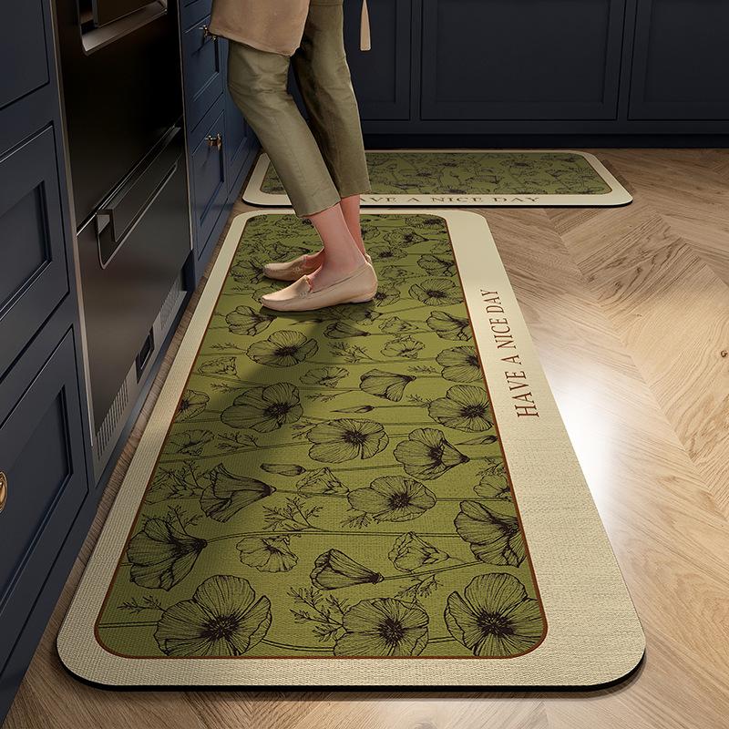 Коврики для кухни Diatom Mud — маслостойкие, противообрастающие, моющиеся, режущиеся и устойчивые к грязи