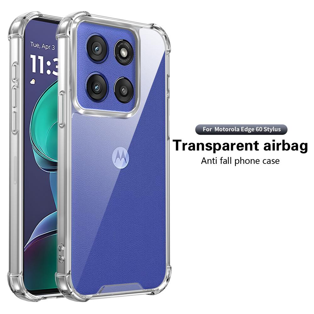Прозрачный чехол против пожелтения для Motorola MOTO Edge 30 Neo 40 Pro 50 Fusion 60 Stylu G52 G56 G14 G34 G86 Ударопрочный чехол Чехол