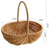 Rattan-Style Watermelon Basket for Shopping, Vegetables, Fruits, and Picnics
