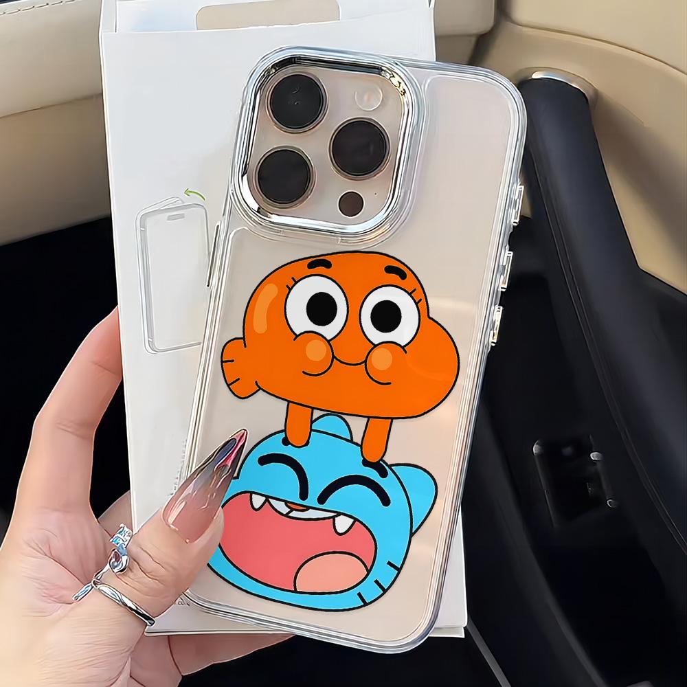 The Amazing World of Gumball Phone Case For iPhone 17 16e 16 15 14 13 12 11 mini Pro Max X XR XSMAX 8 7 Air Plus Soft Cover