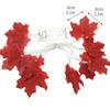 1.5M 10LED Lighted Fall   Maple Leaves Garland Halloween Decoration