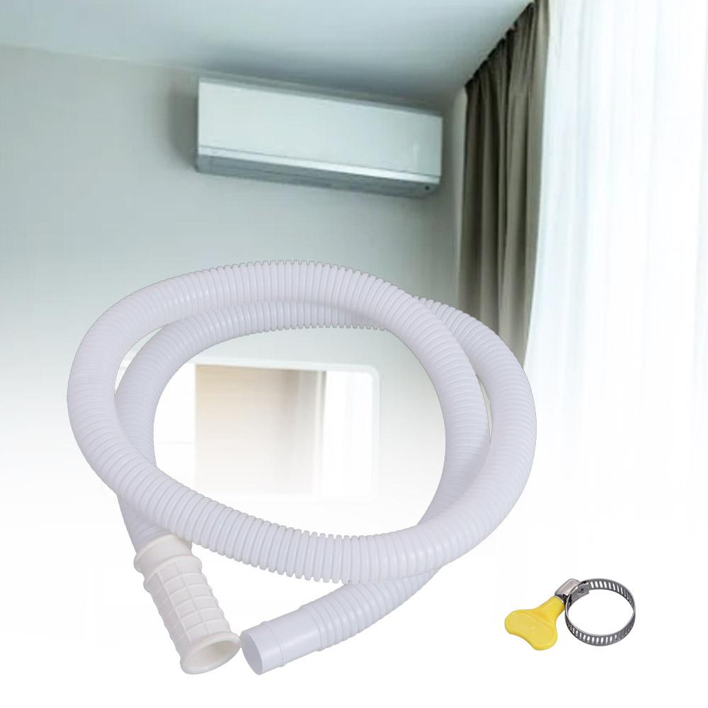 Flexible Air Conditioning Drain Tube White Faucet Extension Connector Hose  Bathroom
