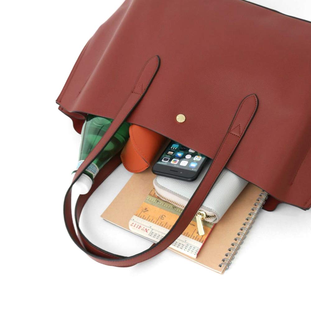 Сумка-тоут, легкая, формата А4, большая вместительная сумка, цвет верблюжий [Legato Largo] LH-P0003, женская