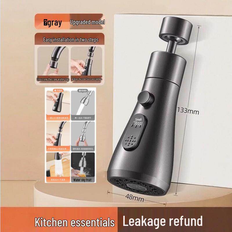 Rotating Anti-Splash Kitchen Sink Faucet Extension Aerator