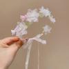 Children Hair Accessories Floral Hair Hoop Sweet Wedding Headband  Girls Gift