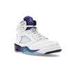 Air Jordan 5 Retro Grape 2025 Unisex Sneakers White New-Emerald Grape-Ice HQ7978-100