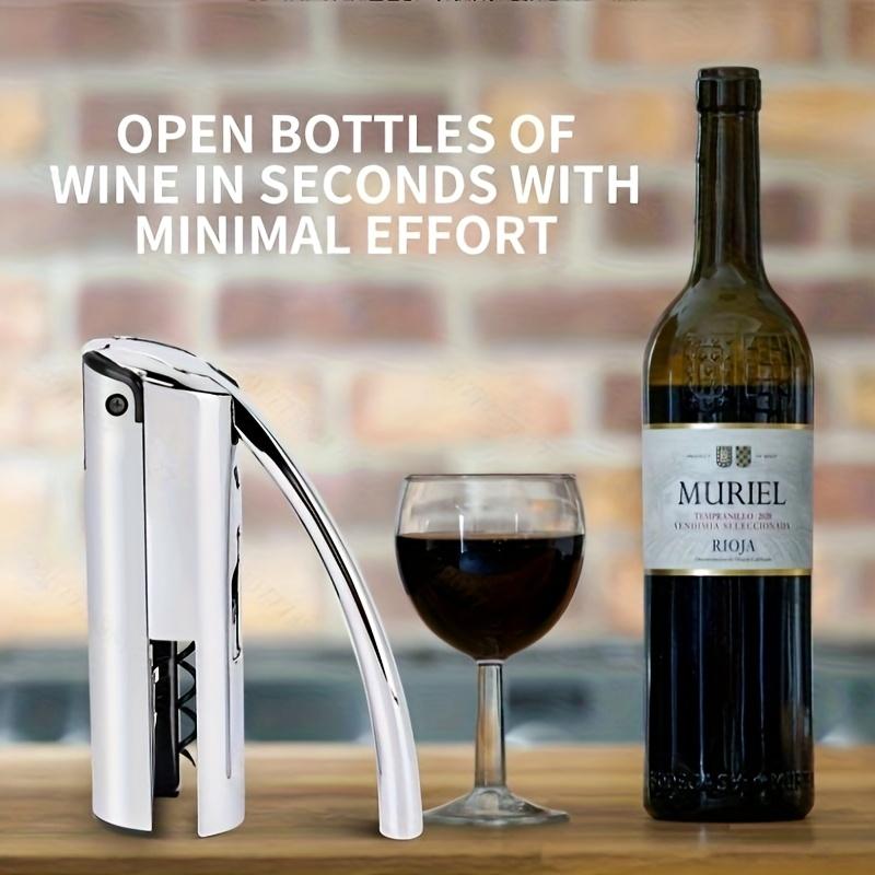 Премиальный рычажный штопор из цинкового сплава и нержавеющей стали, идеально подходит для дома, бара и ресторана, идеальный подарок на праздники, включая Хэллоуин, Рождество