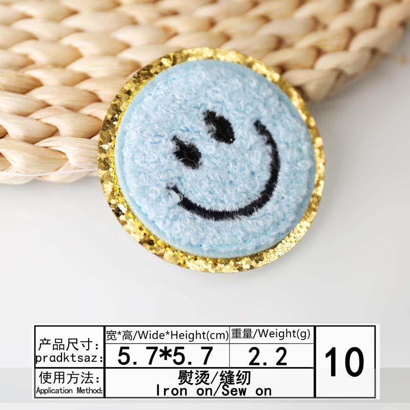 Согласно вышивке, наклейка на ткань для вышивки, компьютерная вышивка, полотенце, вышивка, смайлик, любовь, серия, одежда, украшение, нашивка, наклейка