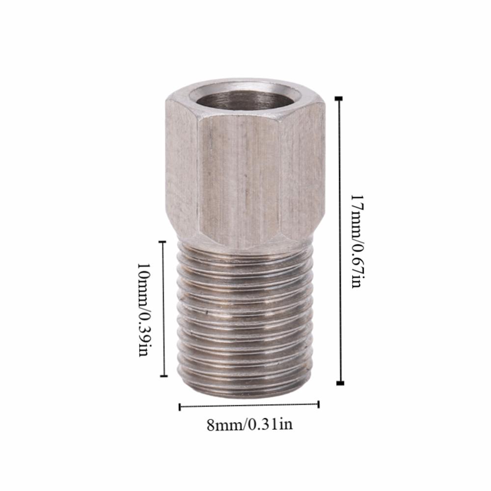 10pcs Stainless Steel Hydraulic Brake Hose Compression Nut  for Disc Brake Assembly