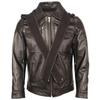 Chinese Size Men Genuine Leather Jacket Quilted Hood Removable 100% Cowhide Coat Genuine Leather Jackets Man Winter Coat Warm Clothing