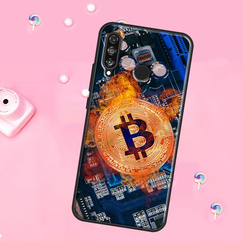 Смешные монеты Биткоина Для Huawei Nova 12s 12i 8i 11i 9 10 SE Y60 Y70 Y90 Y72 Y73 Y61 Y91 P60 Pro P30 P40 Lite Чехол