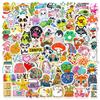 100 Small Size 4cm New Animal Mix and Match Stickers Starfish Cartoon Cute Animal Mix and Match Stickers