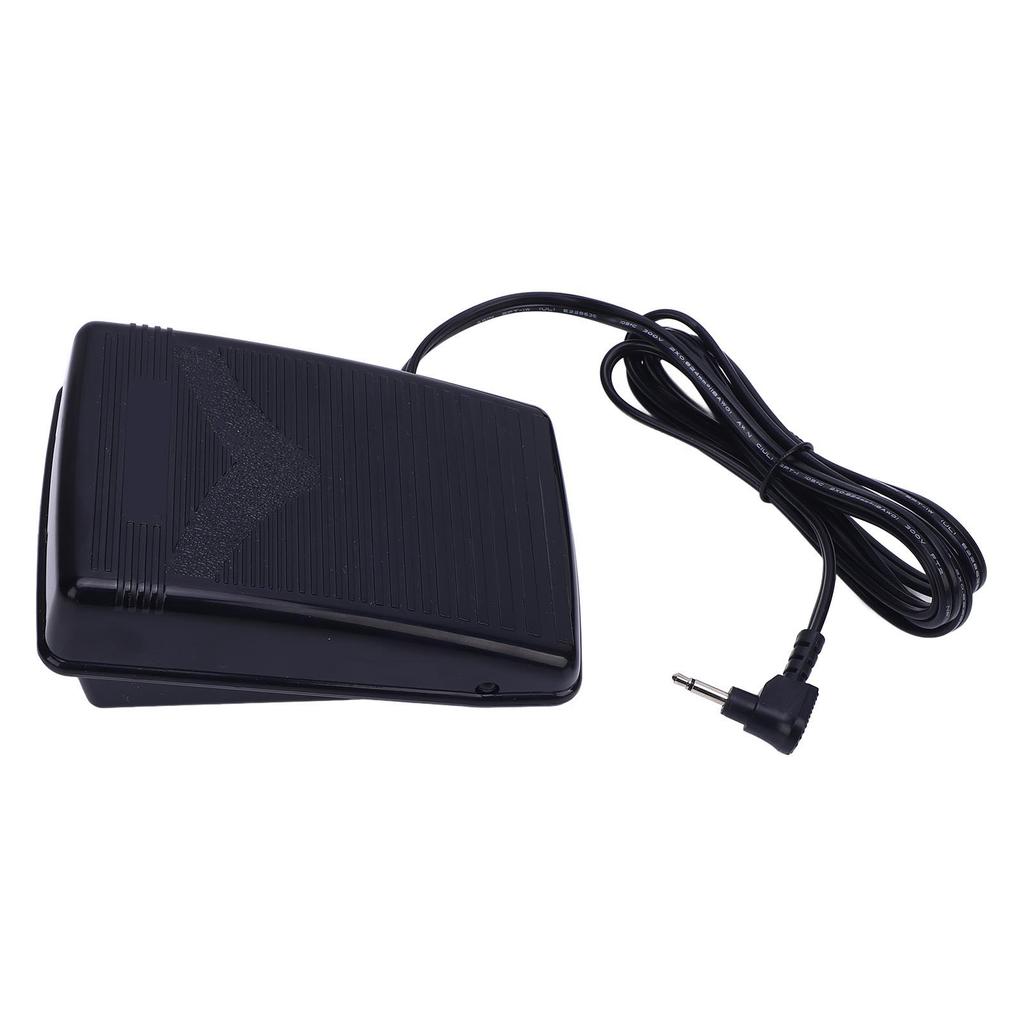 Sewing Machine Pedal with Cord C-1036 Black Single Hole Foot Control Pedal Replacement for 6150