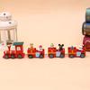Cartoon Christmas Train - Creative Wooden Ornaments & Gifts for Kids